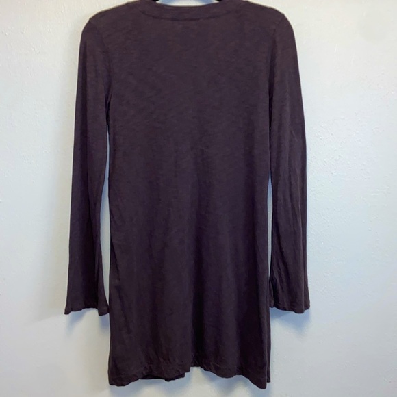 Athleta Brown Deep V Neck Athleisure Activewear Athletic Dress 3060 - Picture 3 of 6